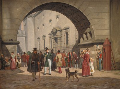 La prisión de Copenhague de Martinus Rørbye